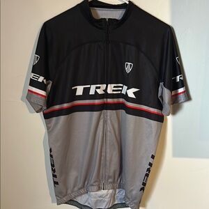Men's Black and Gray Cycling Shirt